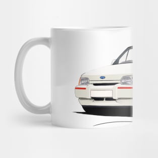 Ford Escort (Mk4) XR3i Cabriolet White Mug